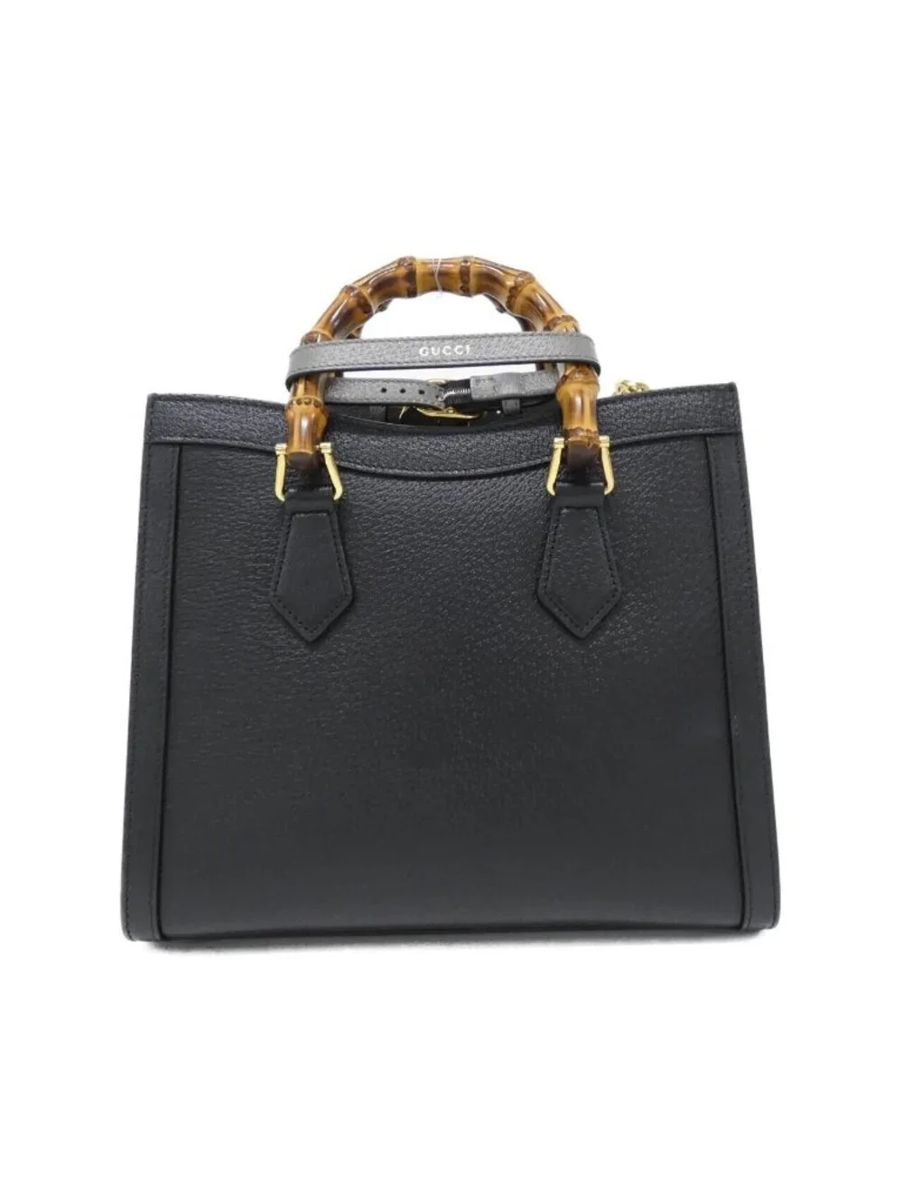 ★SOLD★ Gucci Diana Bag Handbag Black - Picture 2 of 10